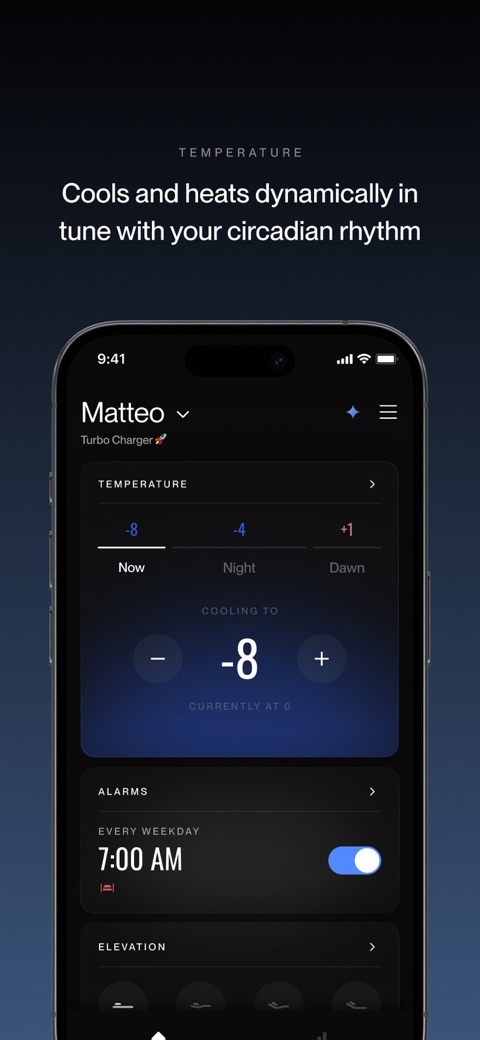 Official App Store screenshot 2 of Eight Sleep