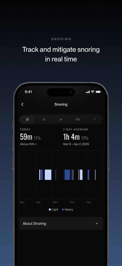 Official App Store screenshot 5 of Eight Sleep