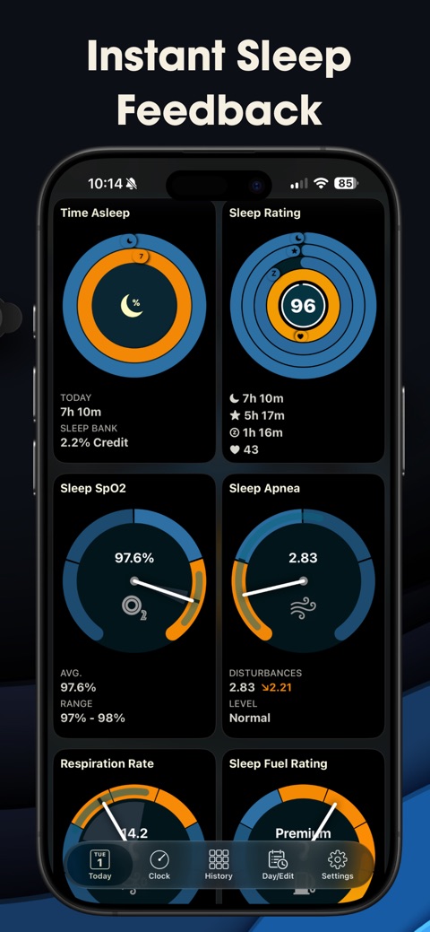 Official App Store screenshot 5 of AutoSleep: Watch Sleep Tracker