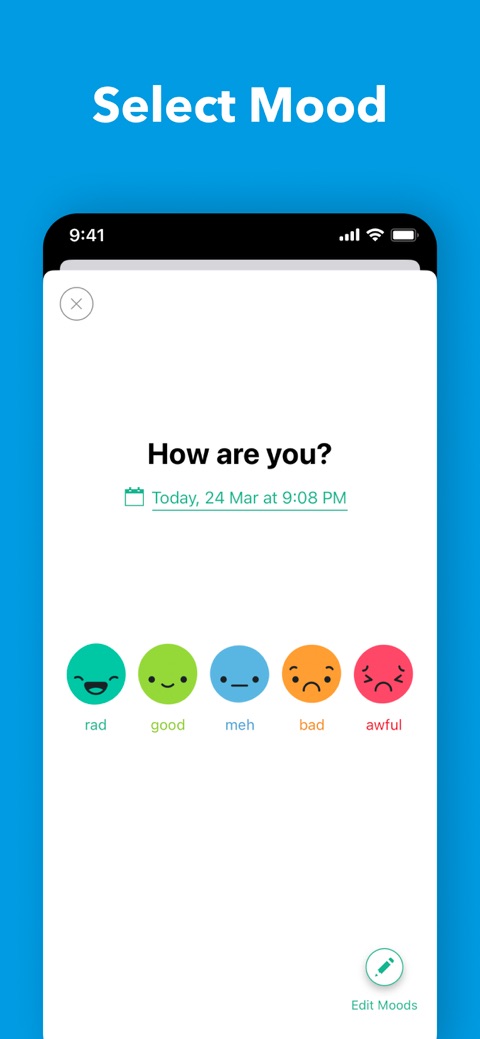Official App Store screenshot 2 of Daylio Journal - Mood Tracker