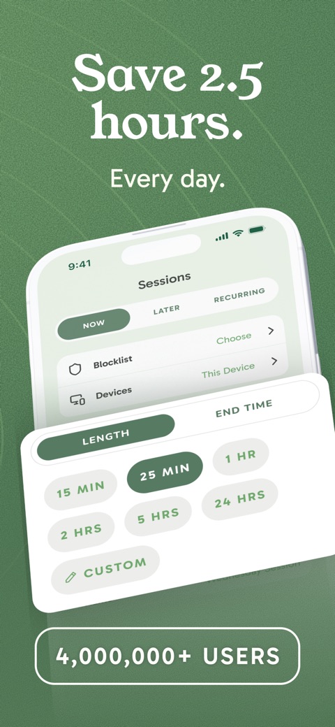 Official App Store screenshot 2 of Freedom: Screen Time Control
