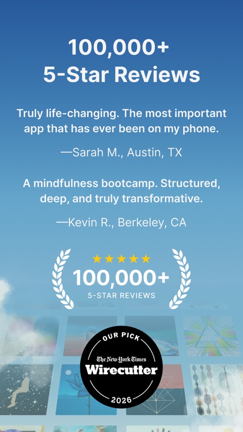 Official App Store screenshot 2 of Waking Up: Meditation & Wisdom