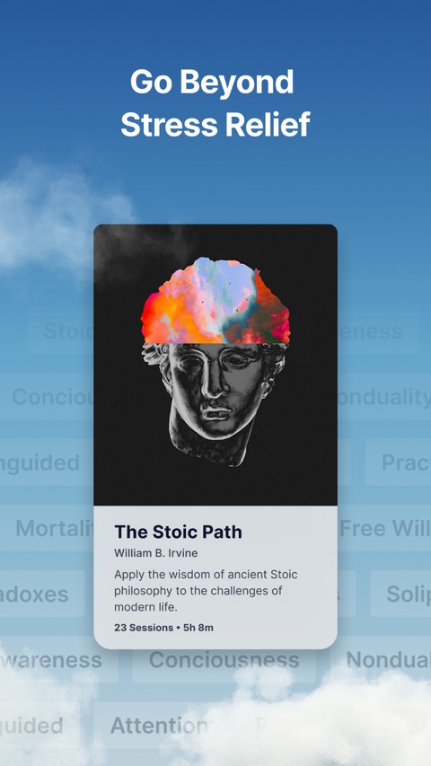 Official App Store screenshot 4 of Waking Up: Meditation & Wisdom