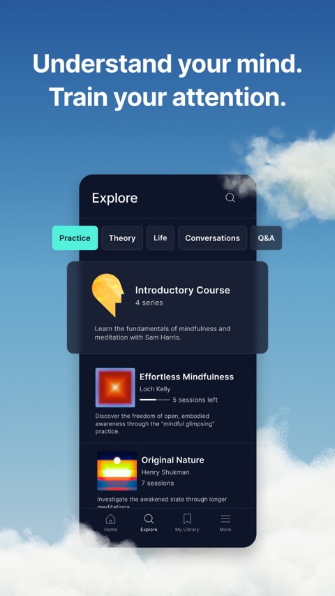 Official App Store screenshot 5 of Waking Up: Meditation & Wisdom