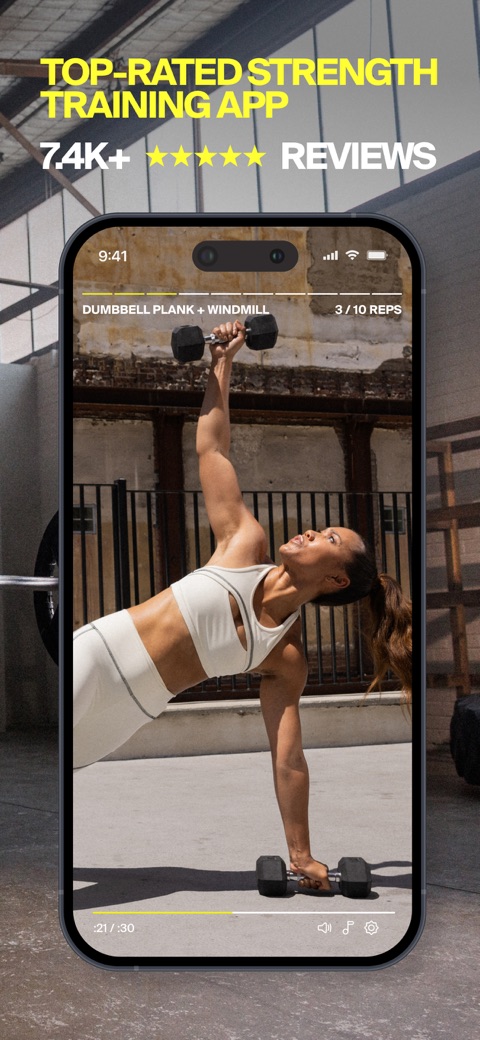 Official App Store screenshot 2 of Centr: Strength & Fitness App