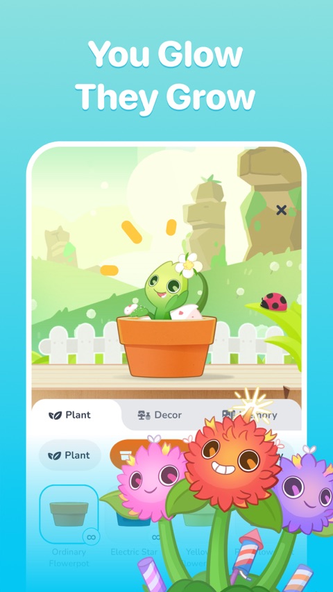 Official App Store screenshot 5 of Plant Nanny Cute Water Tracker