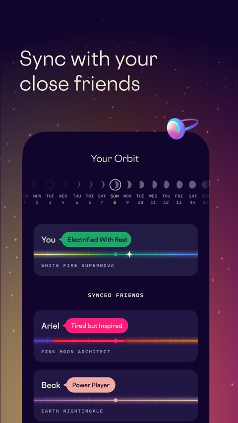 Official App Store screenshot 4 of Stardust Period Tracker