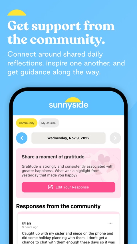 Official App Store screenshot 5 of Sunnyside: Drink Less Alcohol