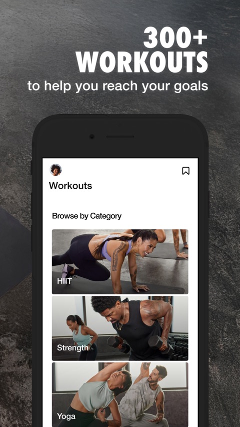 Official App Store screenshot 3 of Nike Training Club