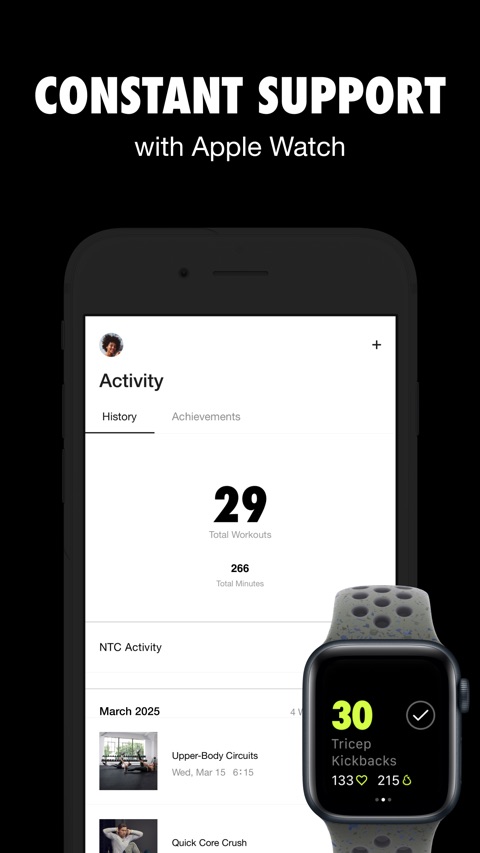 Official App Store screenshot 4 of Nike Training Club