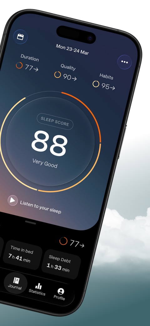 Official App Store screenshot 2 of Sleep Cycle - Tracker & Sounds
