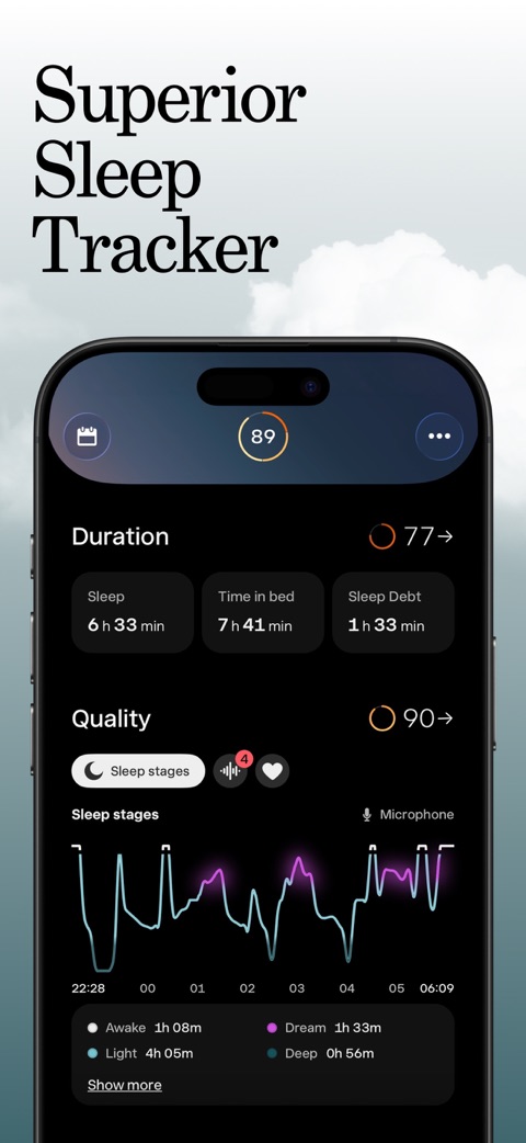 Official App Store screenshot 3 of Sleep Cycle - Tracker & Sounds