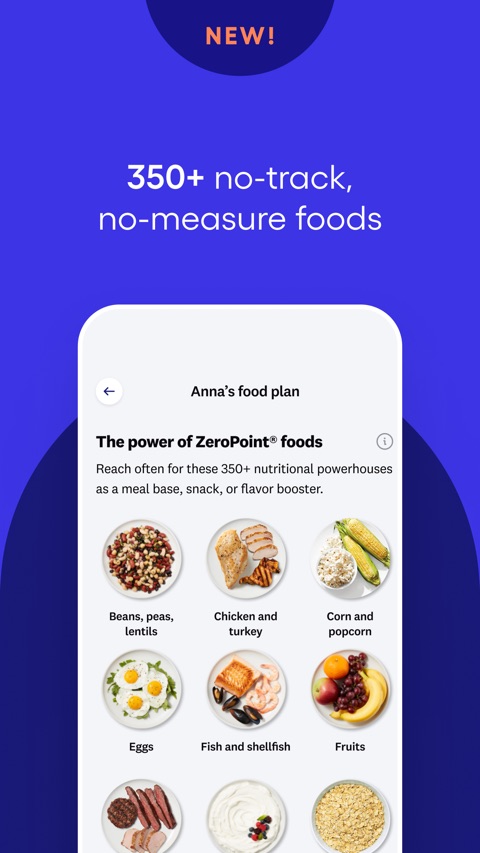 Official App Store screenshot 4 of WeightWatchers Program