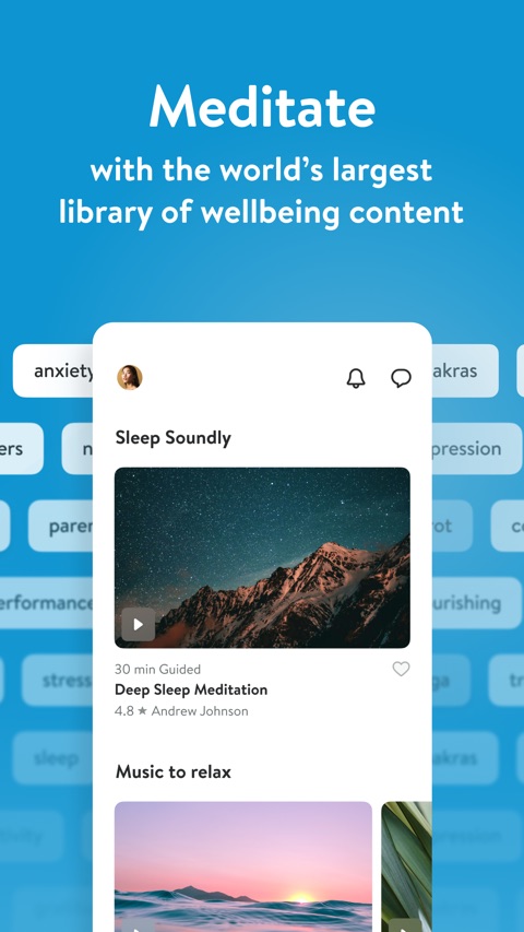 Official App Store screenshot 4 of Insight Timer: Meditate, Sleep