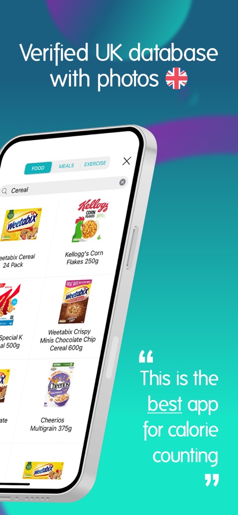 Official App Store screenshot 2 of Calorie Counter +