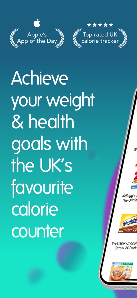 Official App Store screenshot 1 of Calorie Counter +
