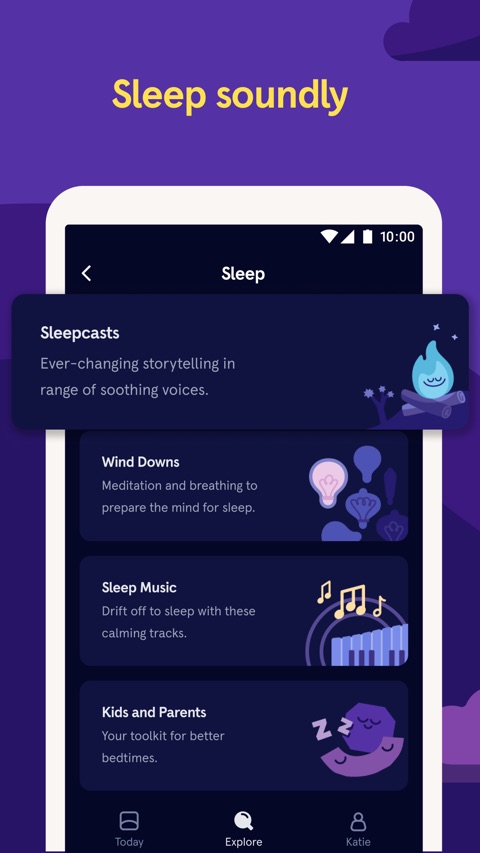 Official App Store screenshot 3 of Headspace: Sleep & Meditation