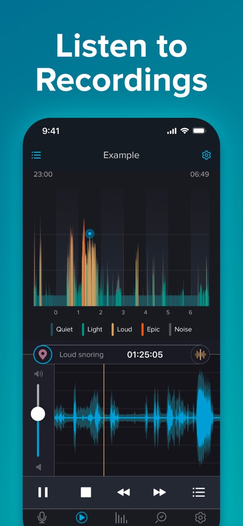 Official App Store screenshot 3 of SnoreLab : Record Your Snoring