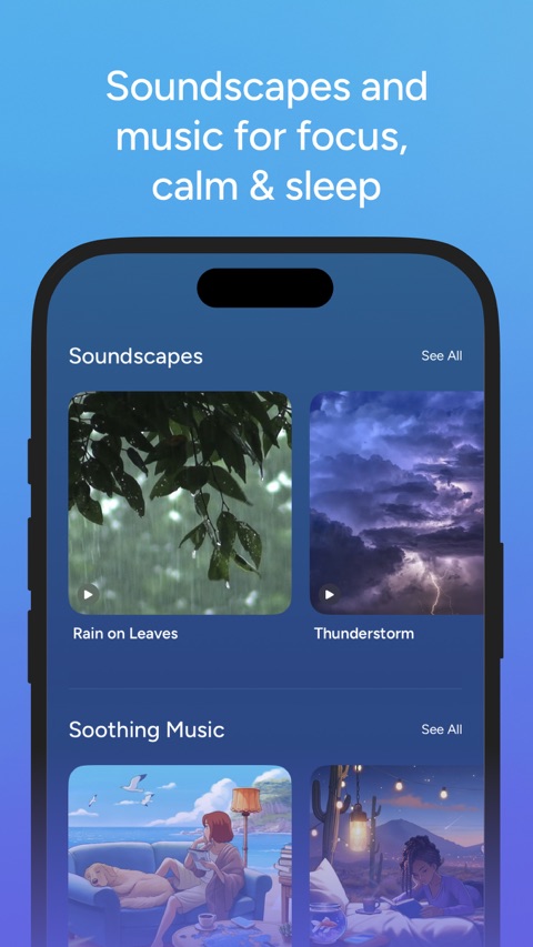 Official App Store screenshot 5 of Calm