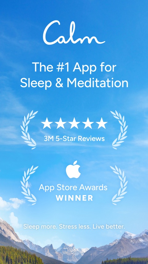 Official App Store screenshot 1 of Calm