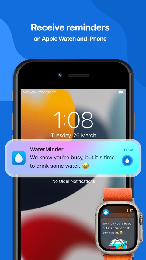 Official App Store screenshot 2 of Water Tracker by WaterMinder®
