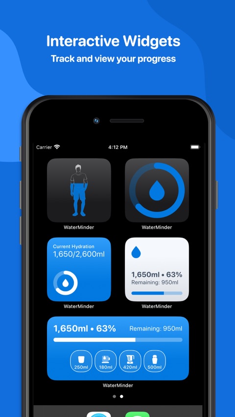Official App Store screenshot 4 of Water Tracker by WaterMinder®
