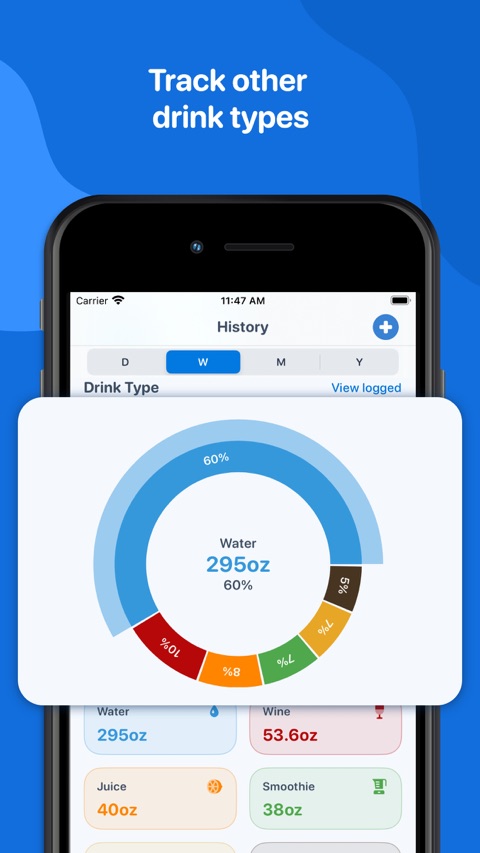 Official App Store screenshot 5 of Water Tracker by WaterMinder®