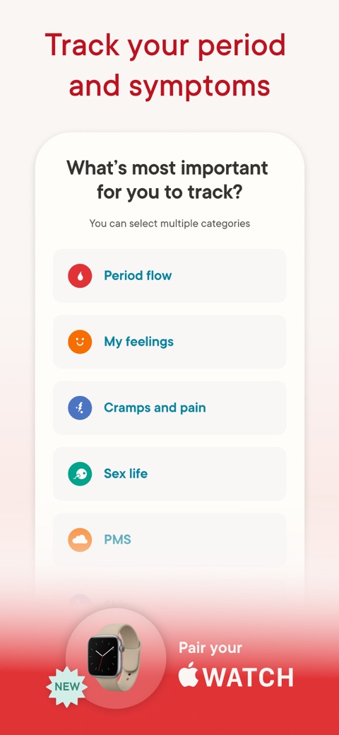 Official App Store screenshot 2 of Clue Period & Cycle Tracker