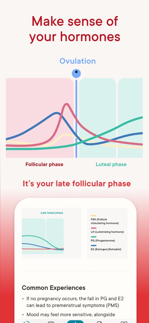 Official App Store screenshot 4 of Clue Period & Cycle Tracker