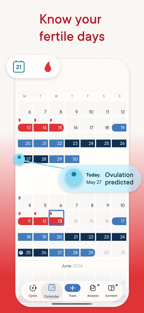 Official App Store screenshot 5 of Clue Period & Cycle Tracker