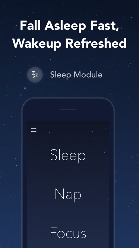 Official App Store screenshot 2 of Pzizz - Sleep, Nap, Focus