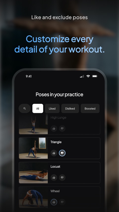 Official App Store screenshot 3 of Yoga | Down Dog
